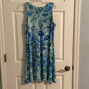 Pappagallo dress with seashell pattern GUC
